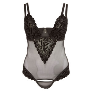 Plus Size Strip Body i Nylon med Similisten