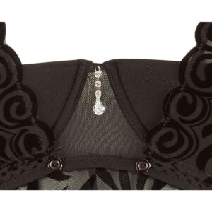 Plus Size Strip Body i Nylon med Similisten