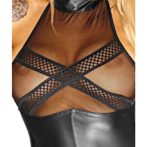 Noir Handmade body med gennemsigtig top