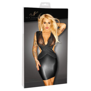 Noir Handmade kjole med transparent top