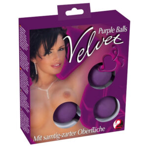 Velvet Loveballs 3 stk Bækkenbundskugler