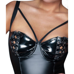 Wetlook Corsage Top fra Noir Handmade