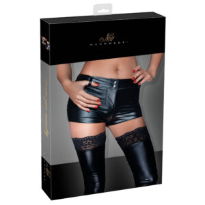 wetlook hotpants noir handmade