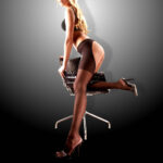 Hofteholder Strømpebukser med åben skridt