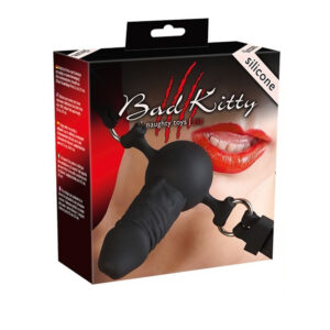 Silikone Gag og Dildo fra Bad Kitty