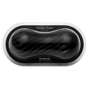 Masturbator Tenga Flex Rocky Black med Suge Effekt