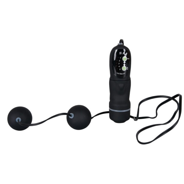 Bækkenbundskugler Velvet Vibrating Black Balls