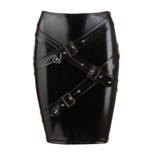 Wetlook Nederdel med Spænder