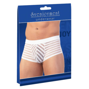 Tights med skinnende hvide striber