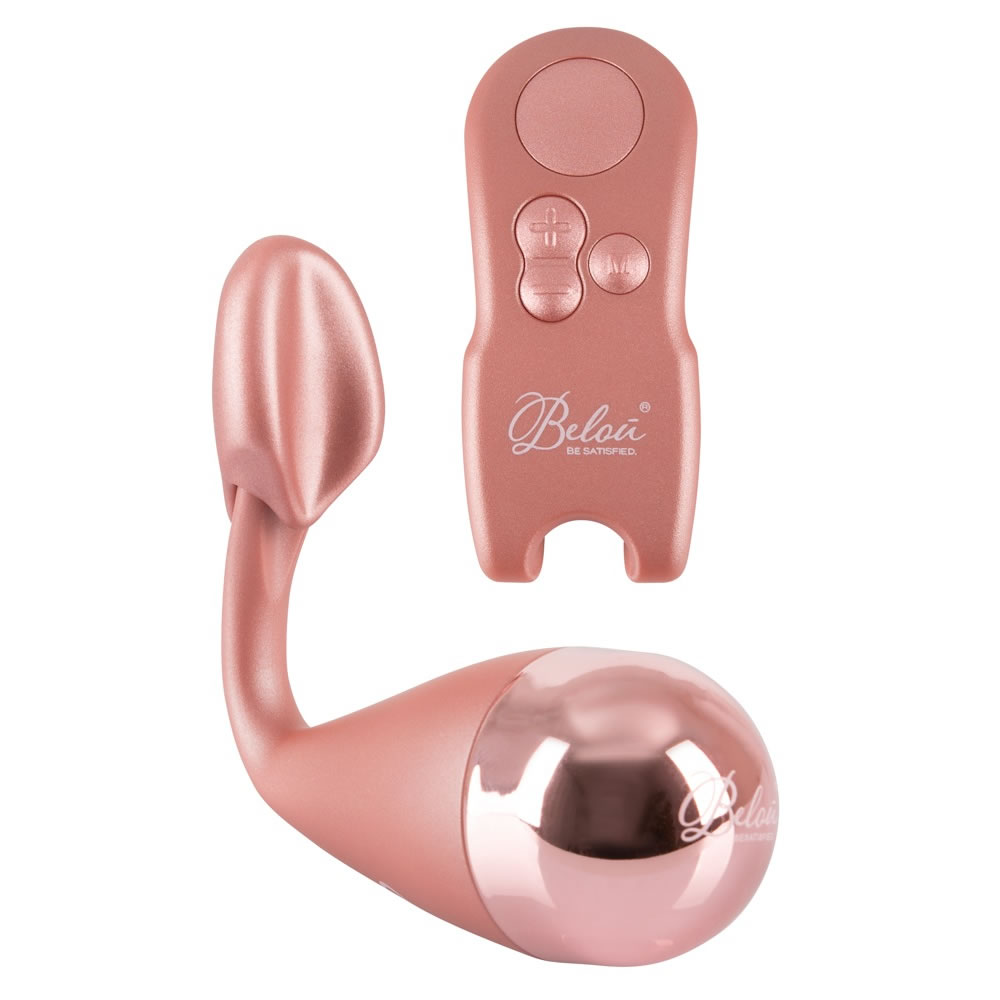 Belou Vibrator Æg med Klitoris Stimulator