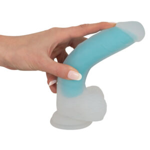 Selvlysende Dildo Glow in the Dark med Sugekop