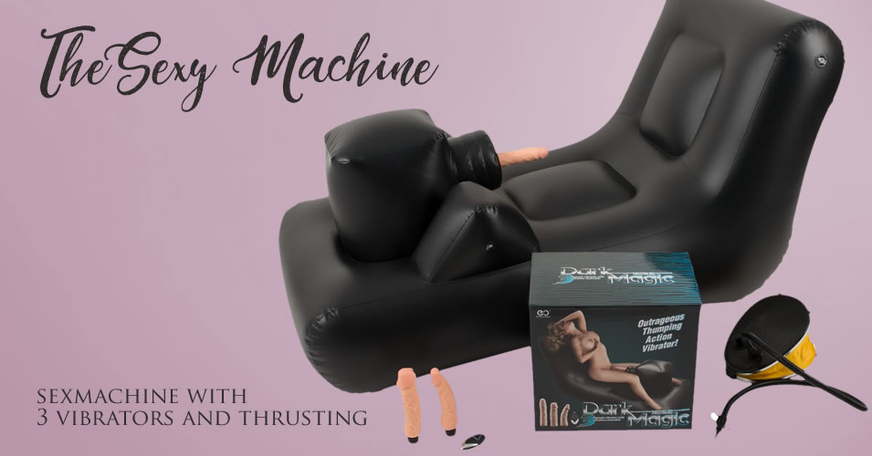 Sexmaskine Dark Magic Thrusting Bed
