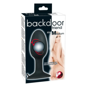 Anal Plug Backdoor Friend Medium i Silikone