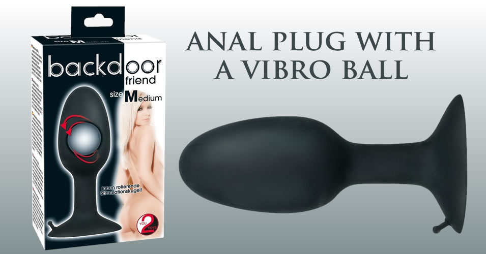 Anal Plug Backdoor Friend Medium i Silikone