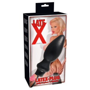 Oppustelig Latex Anal Plug