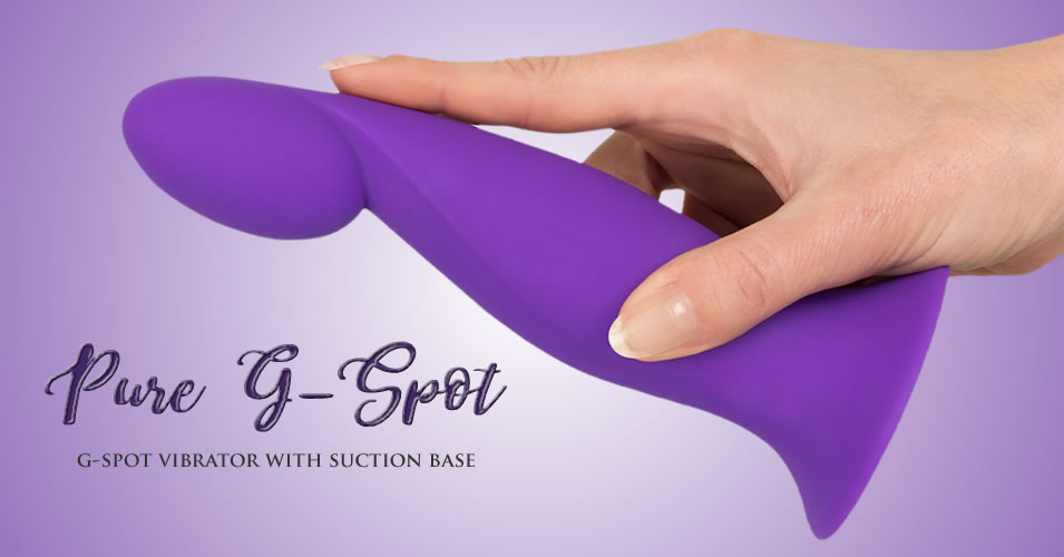 Pure Lilac Vibes G-Punkt Vibrator med Sugekop