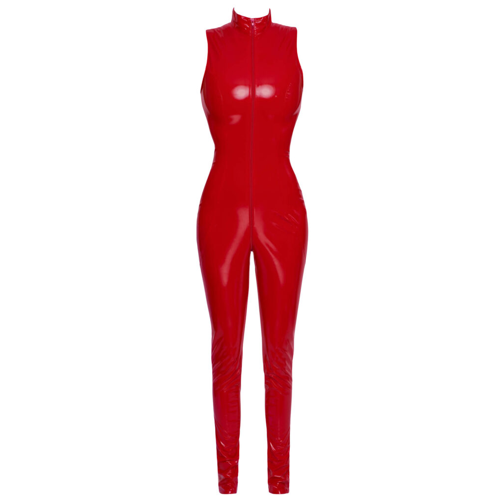 Rød Lak Jumpsuit
