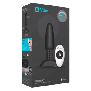 B-Vibe Rimming Anal Plug med Fjernbetjening