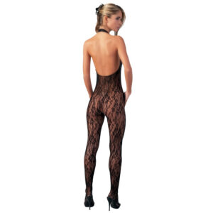 Blonde Catsuit med Perler
