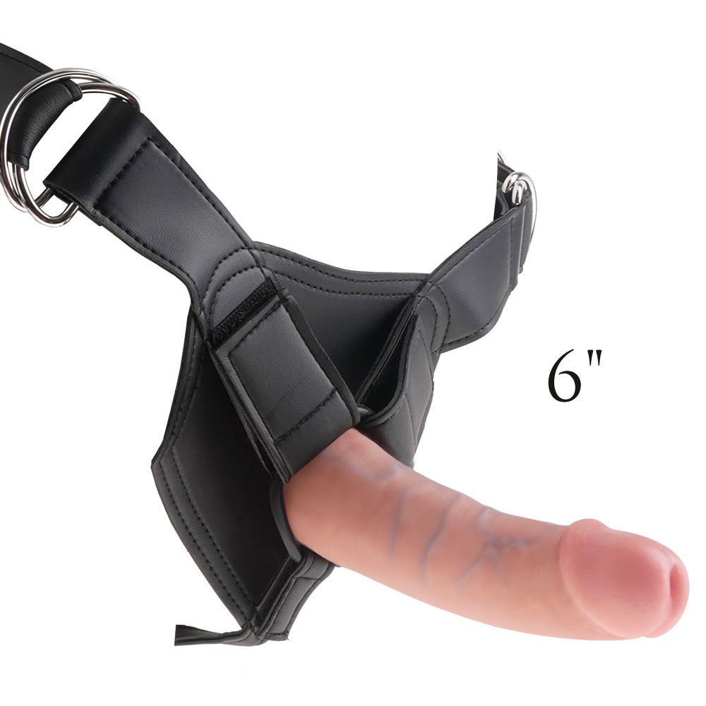 king-cock-strap-on-dildo-med-harness-2