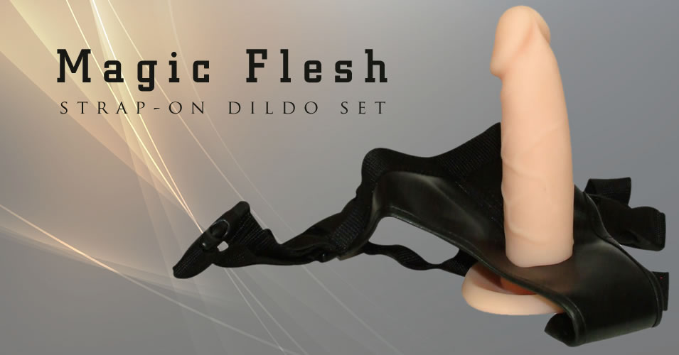 Magic Flesh Strap-On Påspændingsdildo