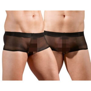 Herre Pants i Transparent Sort - Pakke med 2