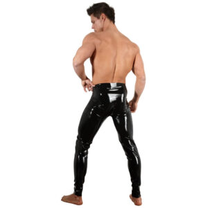 Latex Leggings i Sort