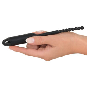 Pearl Vibe Dilator med Vibrator & Perle-skaft af Silikone