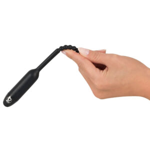 Pearl Vibe Dilator med Vibrator & Perle-skaft af Silikone
