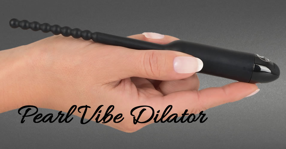 Pearl Vibe Dilator med Vibrator & Perle-skaft af Silikone