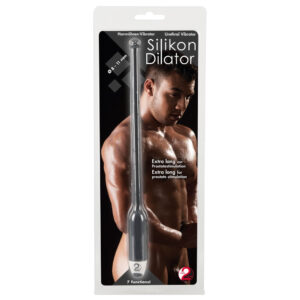 Silikone Dilator Ekstra Lang med Vibrator