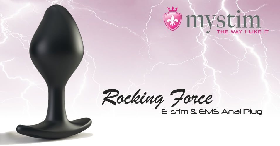 Mystim Rocking Force Pirrestrøm Anal Plug Bi-Polar
