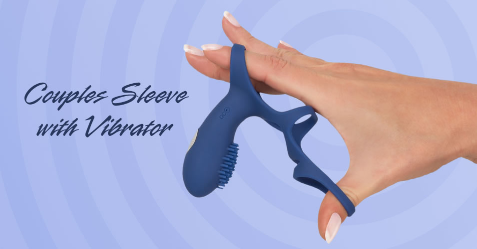 Sweet Smile Par Sleeve med Vibrator