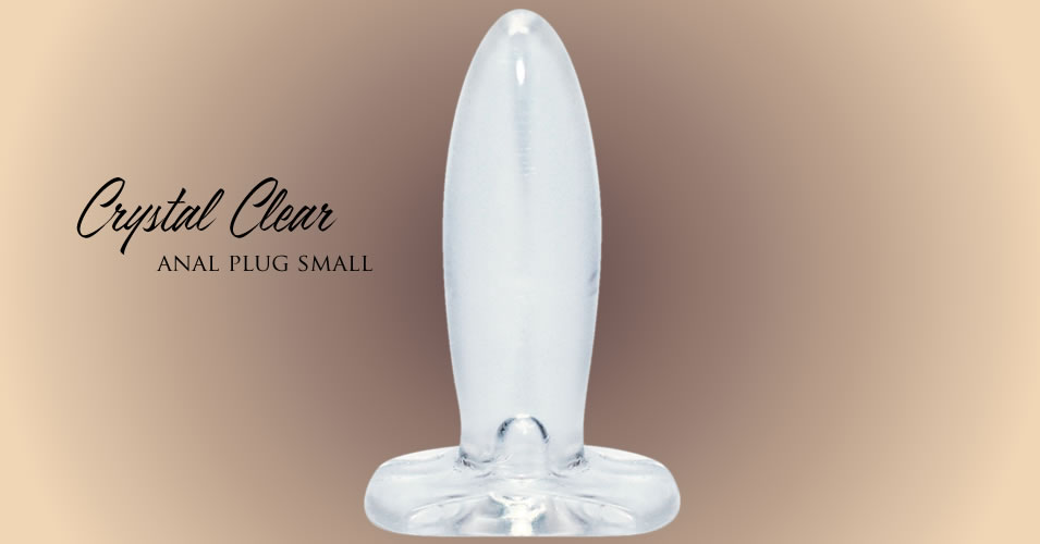 Crystal Clear Anal Plug Small