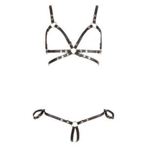 Wetlook Bondage Strap Bikini