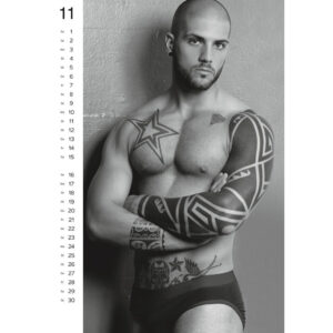 Pin-up Kalender Mænd 2025