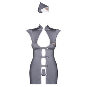 Obsessive Flight Attendant Frækt Stewardesse Kostume