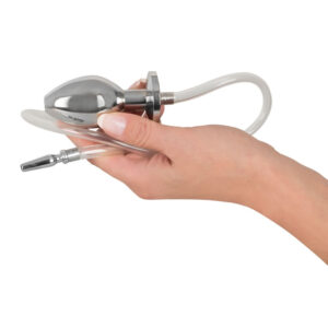 Piss to Ass Penis og Anal Plug i Metal