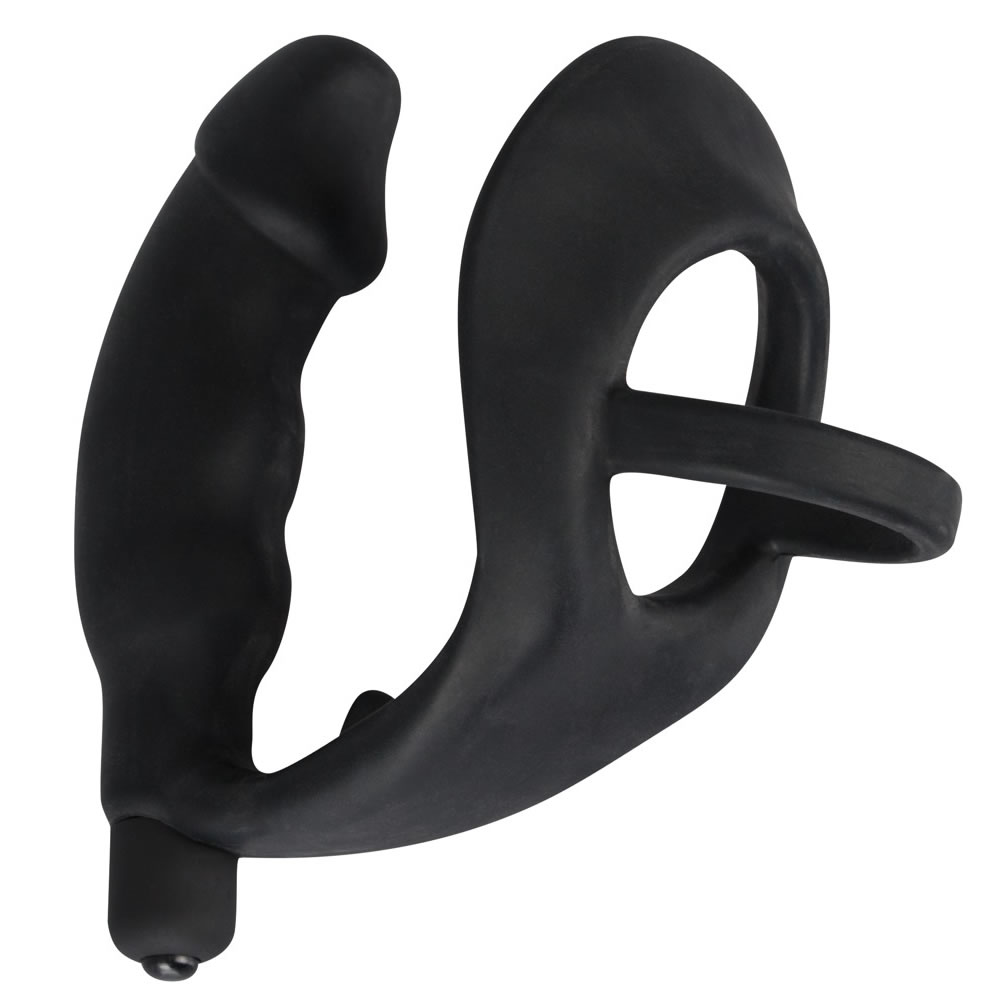 black-velvets-penisring-med-vibrator-anal-plug-i-silikone