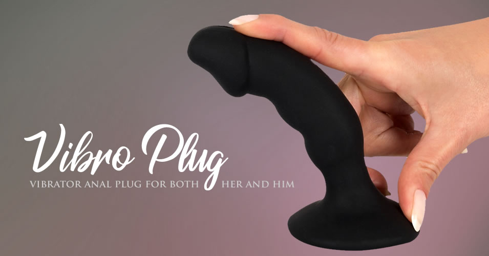 Black Velvets Vibrator Anal Plug