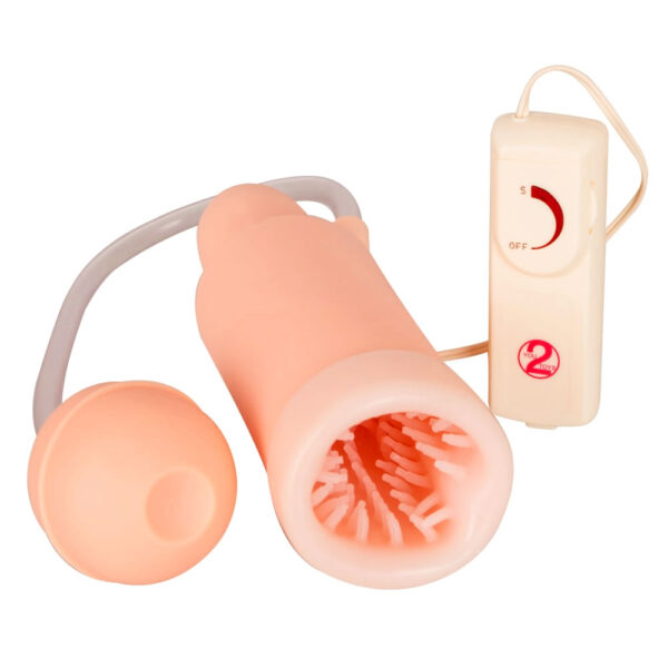 Masturbator French Kiss med Pumpe & Vibrator