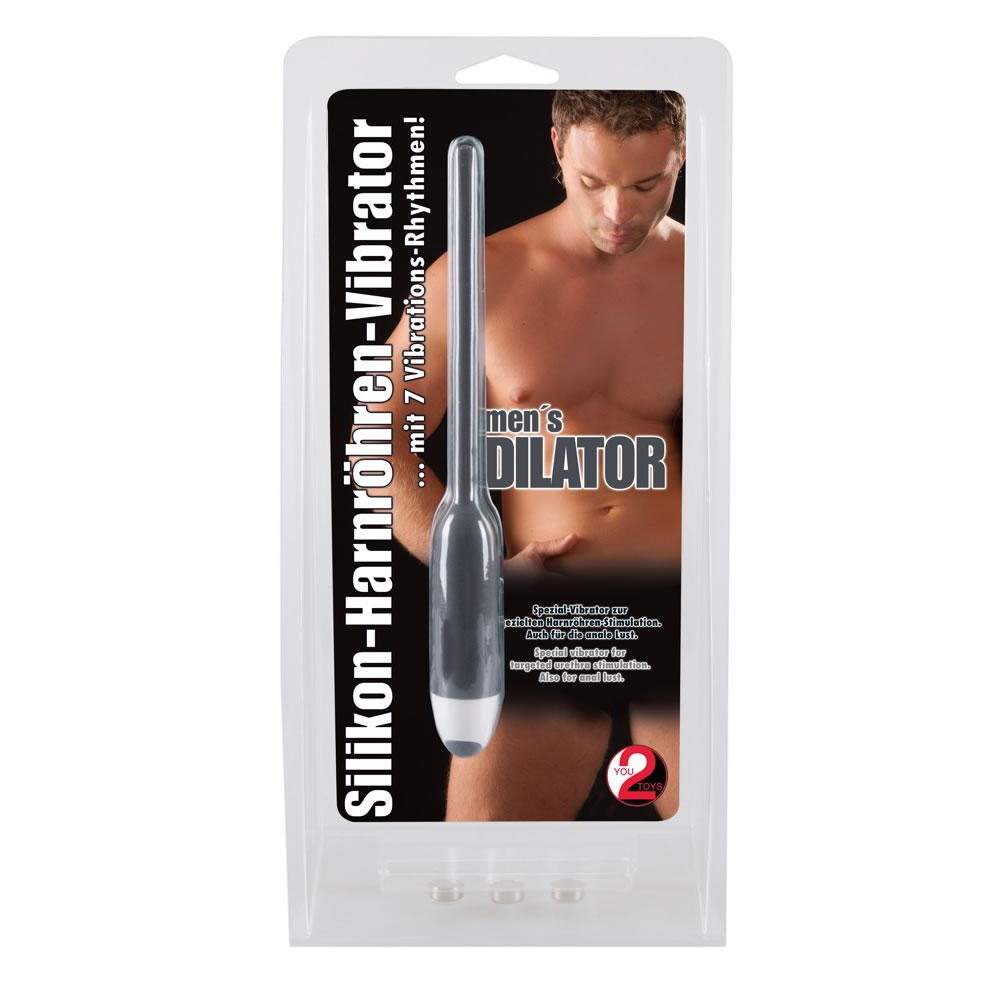 Silikone Dilator - Urinrør Stimulator med Vibrator