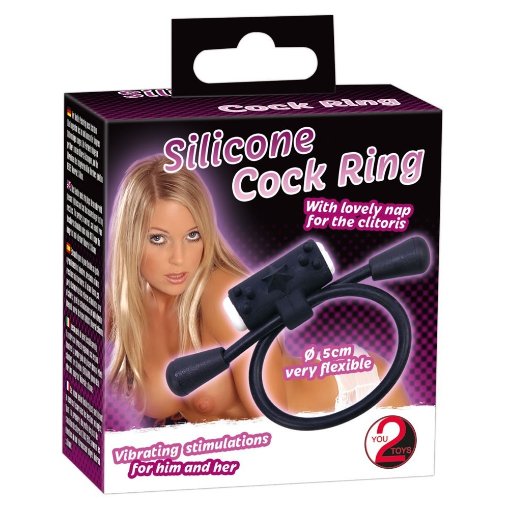 Vibro Cockring Silikone Penisring med Vibrator