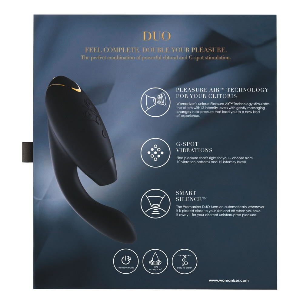Womanizer Duo Klitoris & G-punkt Vibrator