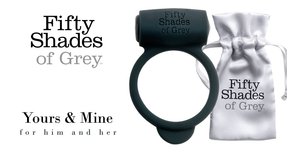 Yours and Mine Penisring med Vibrator - Fifty Shades of Grey