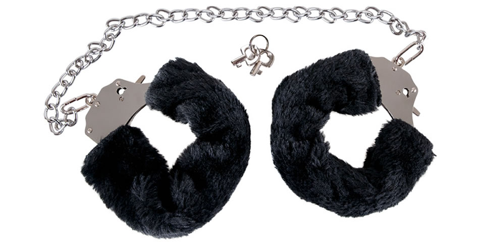 Bigger Furry Handcuffs - Håndjern med Plys