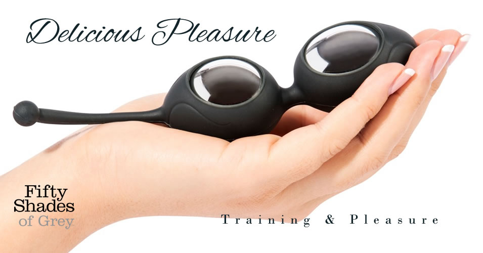 Delicious Pleasure Geisha-kugler Bækkenbundskugler - Fifty Shades of Grey