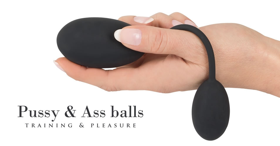 Pussy & Ass Balls Bækkenbundskugler med Anal Kugle