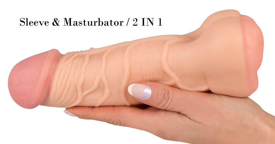 Nature Skin Penis Sleeve og Masturbator