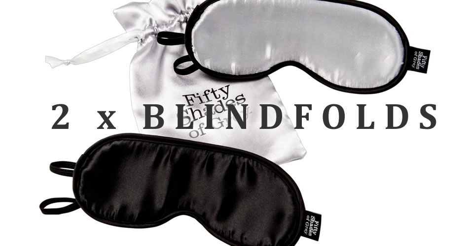 No Peeking Blindfolds - Fifty Shades Øjenmaske sæt